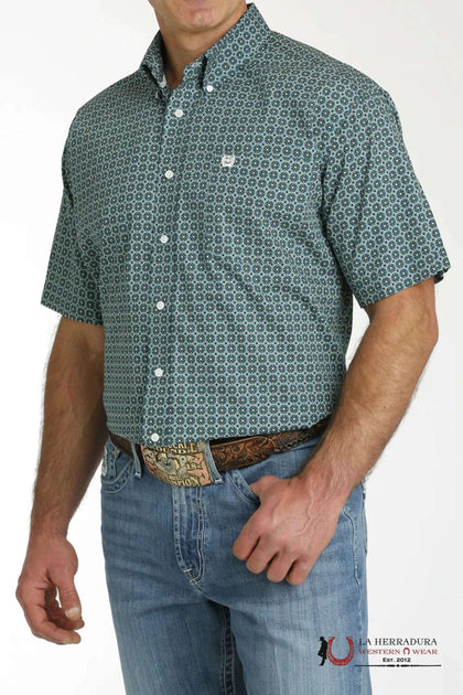 CINCH ARENAFLEX ESTAMPADO GEOMÉTRICO - CAMISA DE MANGA CORTA PARA HOMBRE - MTW1111464