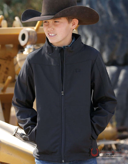 CHAQUETA HOOEY SOFT SHELL JOVEN TAN CON AZTECA