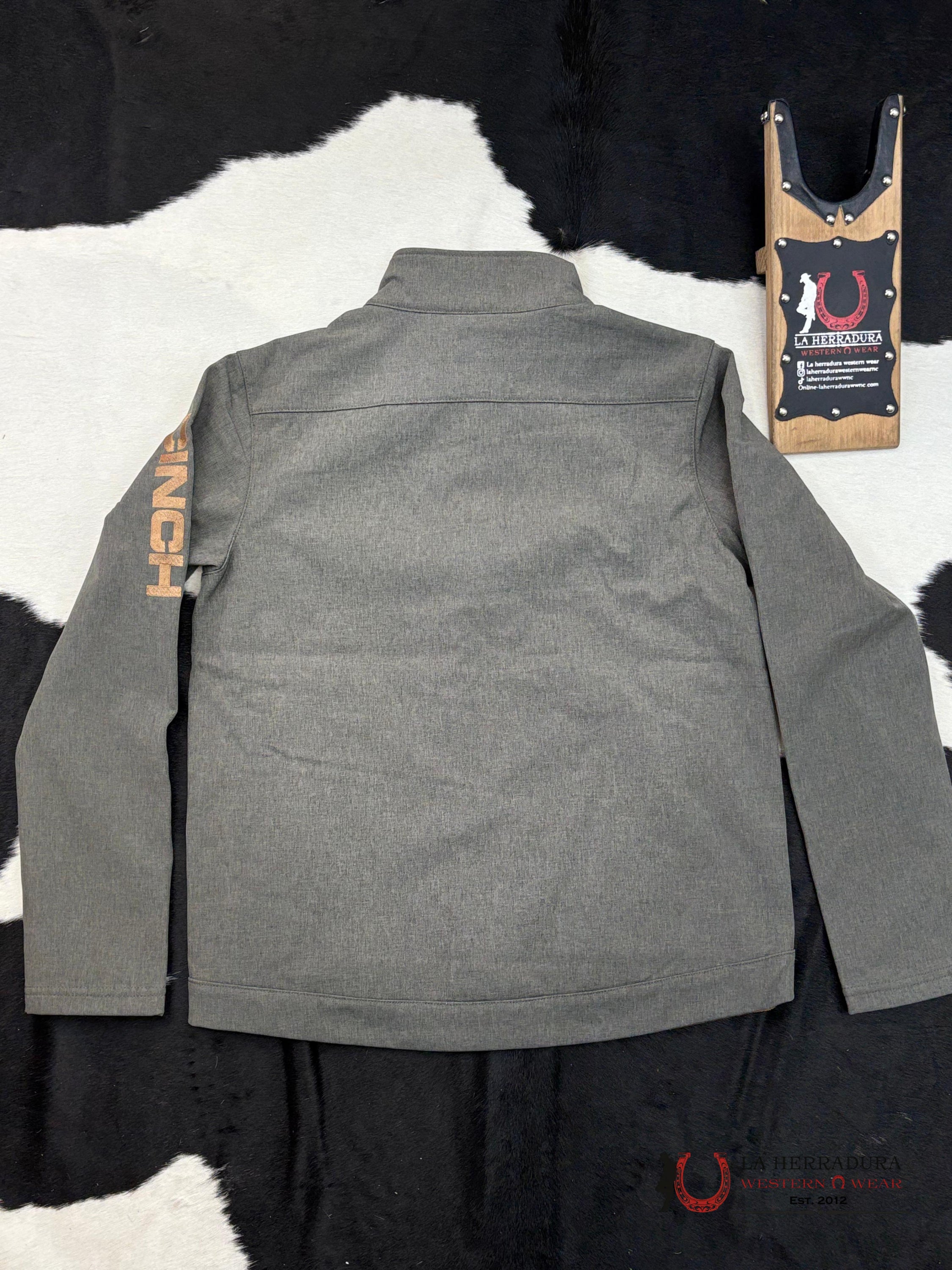 Cinch Boy’s Match Dad Bonded Jacket - Grey Niñas