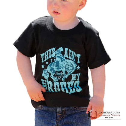 Camisa negra de manga corta para niño CINCH MTT7671097