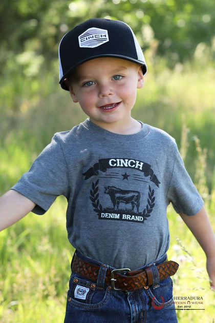 CAMISA de manga corta para niño CINCH, gris MTT7671098