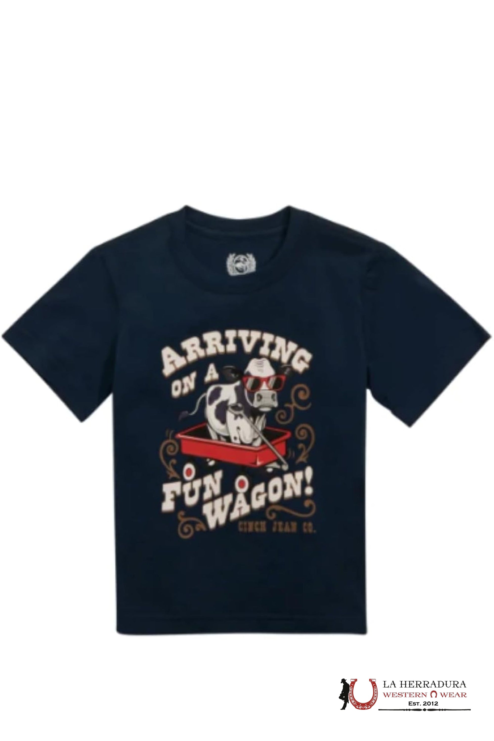 CINCH BOYS Short Sleeve NAVY SHIRT MTK7672057 NIÑOS