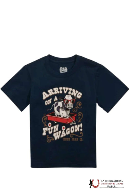 CAMISA MANGA CORTA CINCH BOYS AZUL MARINO MTK7672057
