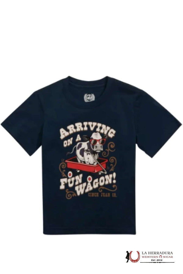 CINCH BOYS Short Sleeve NAVY SHIRT MTK7672057