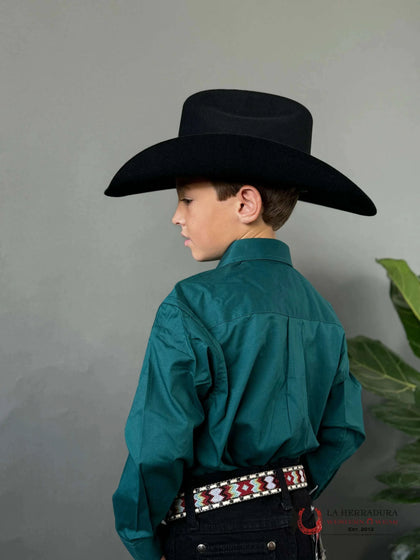 CAMISA CLÁSICA CINCH VERDE ESMERALDA PBB2S01876