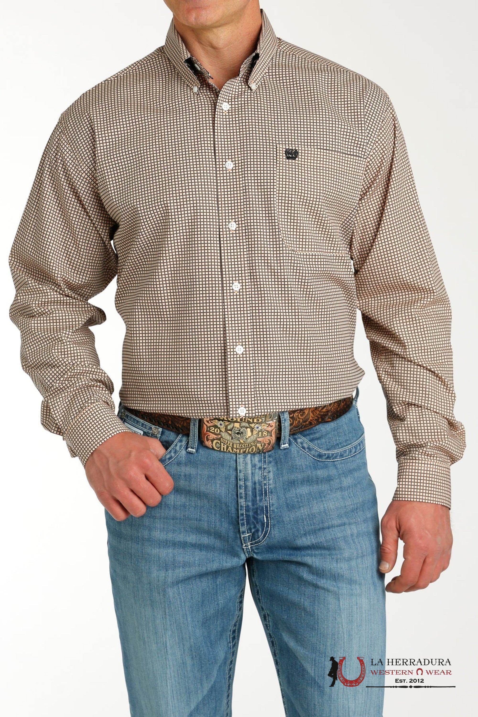 CINCH CORAL CUDE LONG SLEEVE SHIRT MTW1105783 ROPA HOMBRES