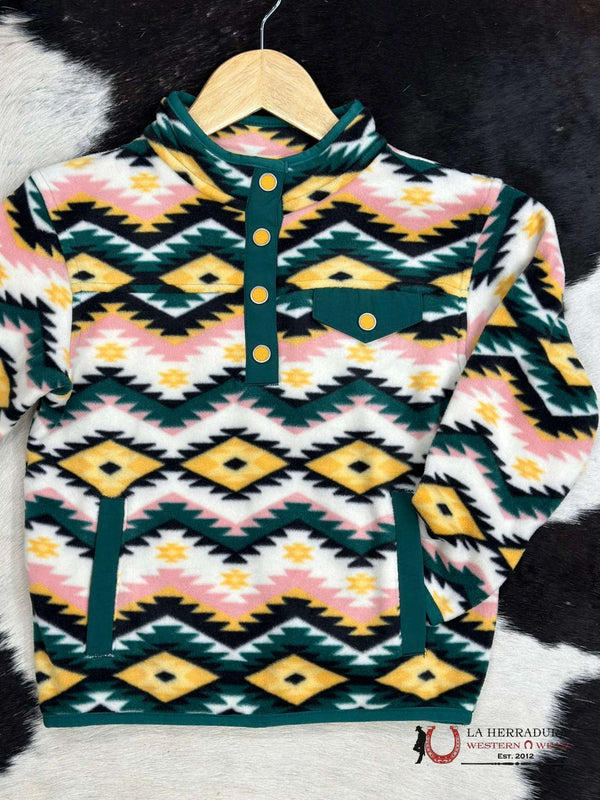 PULLOVER AZTECA VERDE AMARILLO CRUEL GIRL CWK8720001