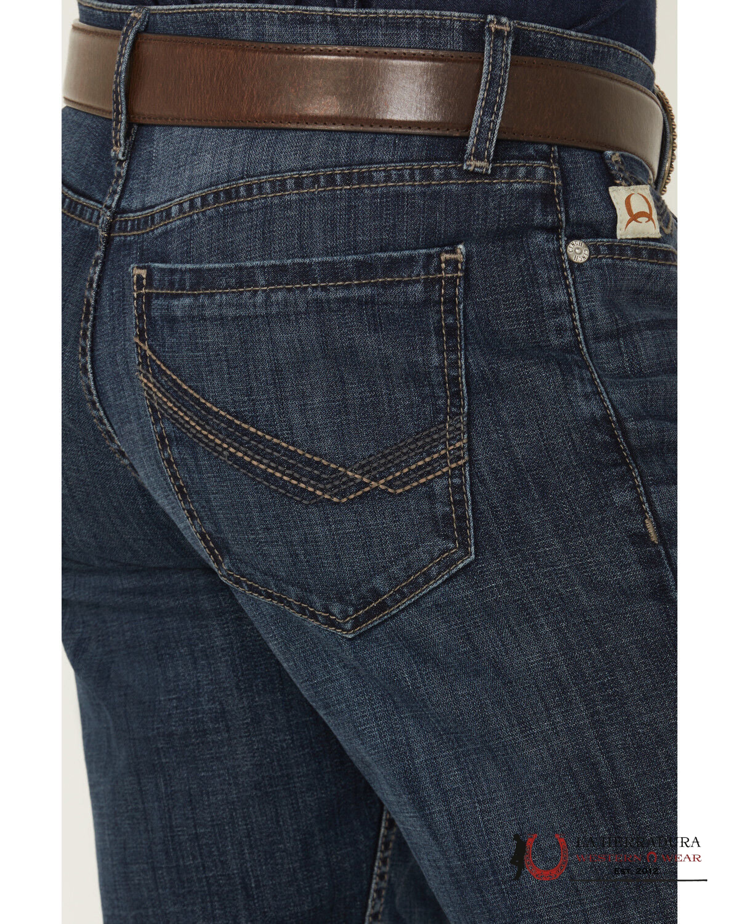 CINCH GRANT MID RISE RELAXED BOOTCUT DARK WASH JEANS MB30037001 ROPA HOMBRES