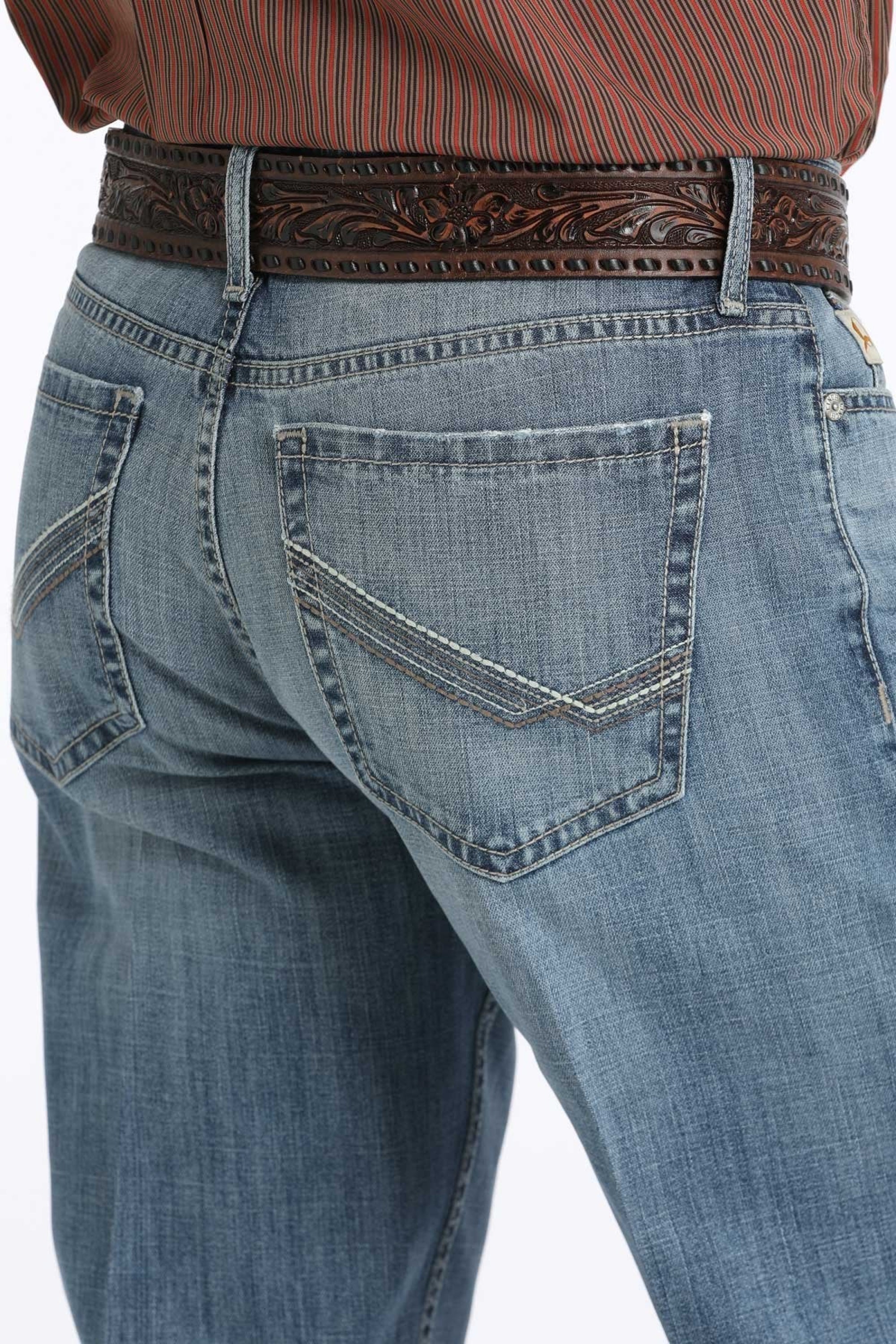 CINCH JEAN Grant Relaxed Mid Rise BootCut Light Washed - 7001 ROPA HOMBRES