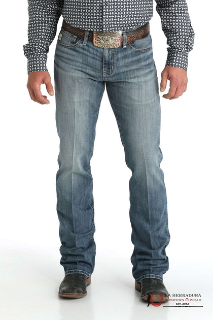 CINCH JEAN IAN MED WASH MID RISE SLIM BOOT CUT-MB59536001
