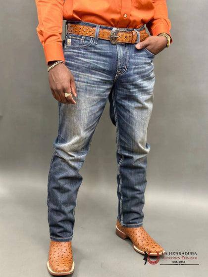 Cinch Jean Jesse Etiqueta de tiro medio, corte recto y ajustado - MB57238001