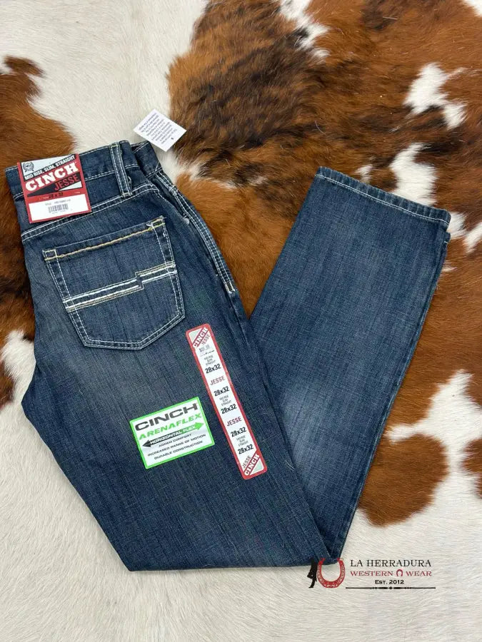 Cinch Jean Jesse Label Mid Rise Slim & Straight Ropa Hombres