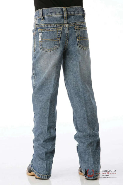 CINCH JEAN KIDS WHITE LABEL RELAXED FIT STRAIGHT LEG MID RISE MB12820001 IND
