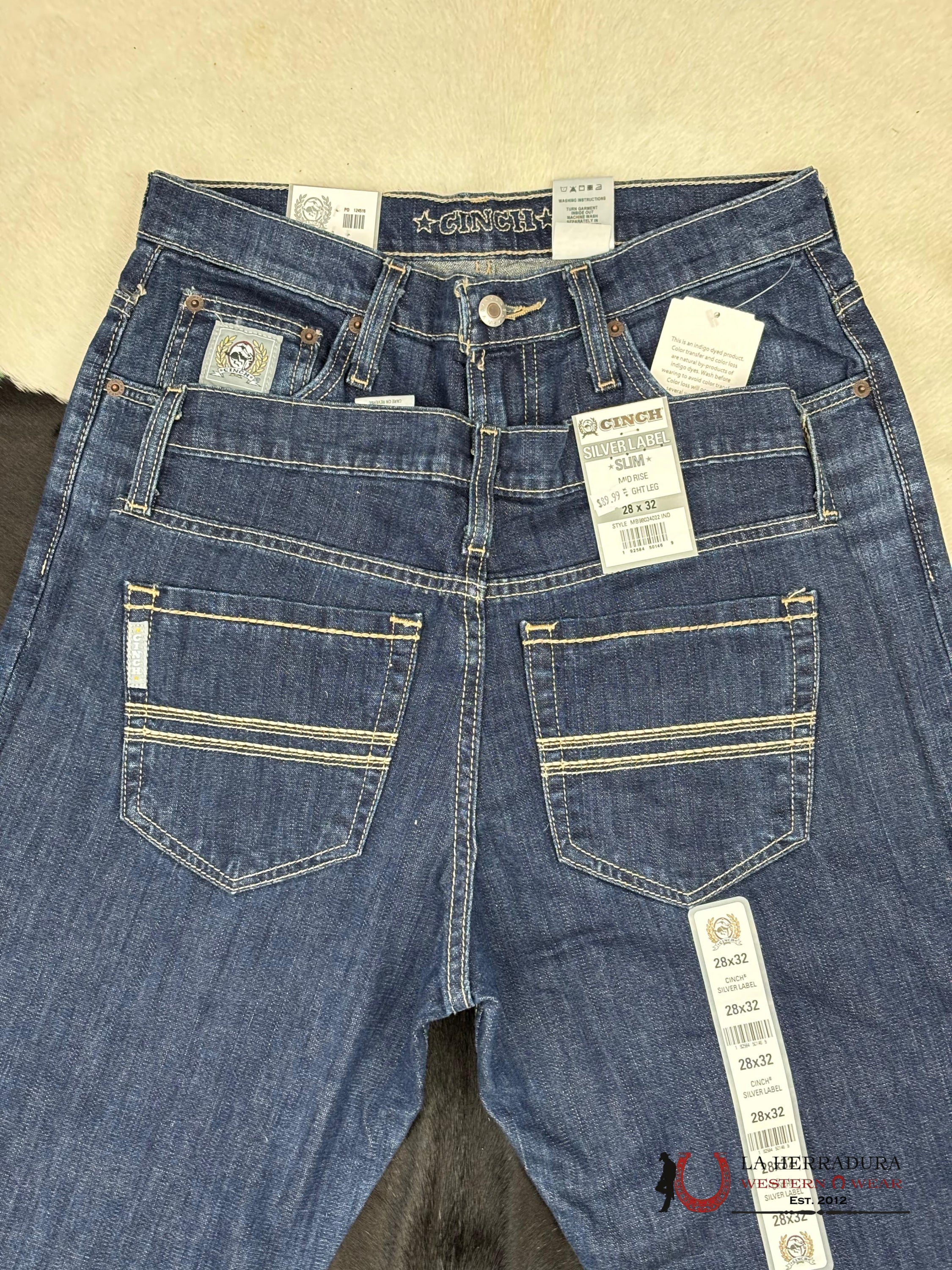 Cinch Jean Mid Rise Straight Leg Ropa Hombres