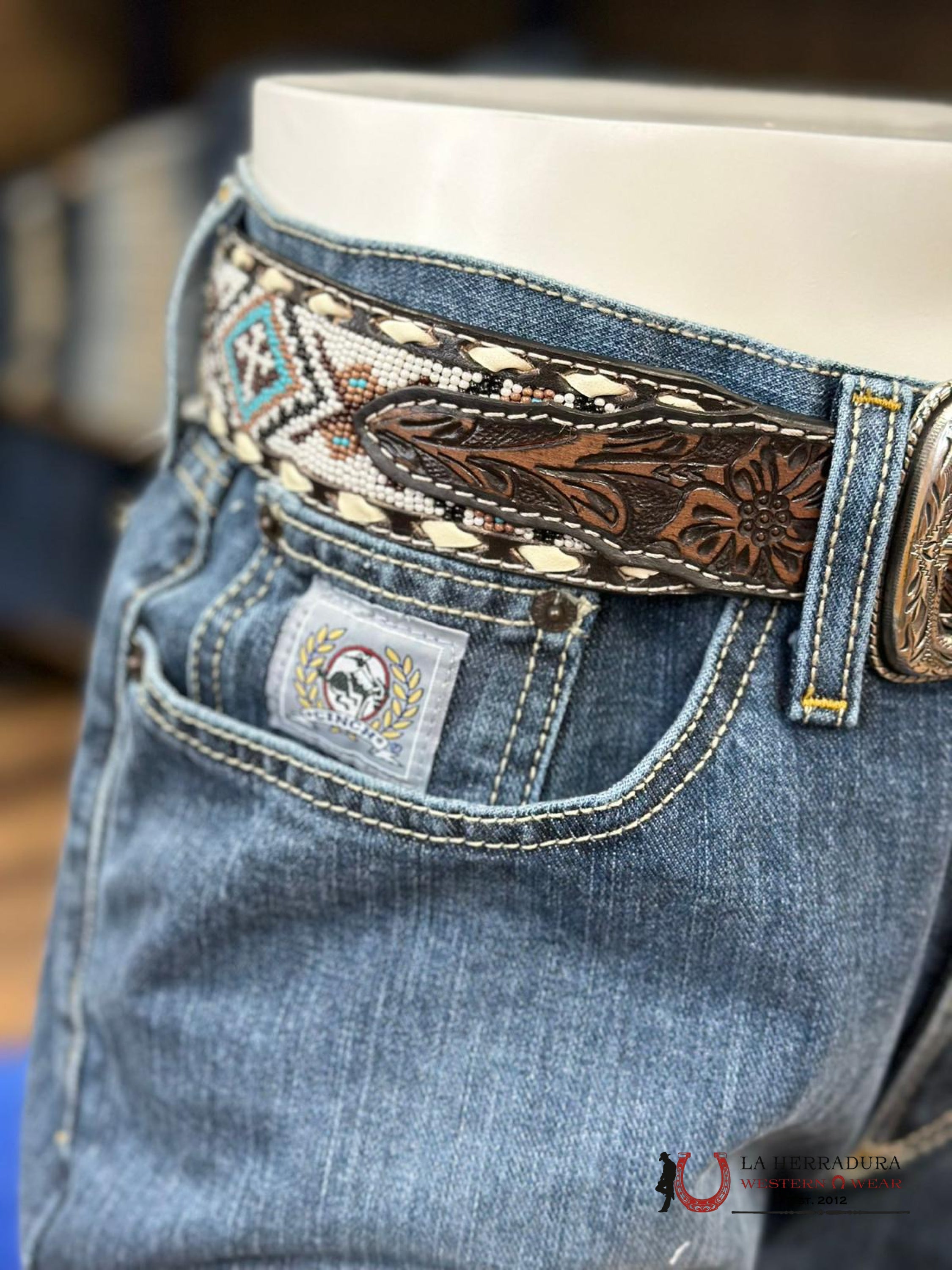 Cinch Jean Silver Label Medium Stone Mid Rise Slim Straight Leg Ropa Hombres