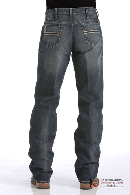 Cinch Jean White Label Relaxed Mid Rise Straight Leg Dark Stone- MB92834019