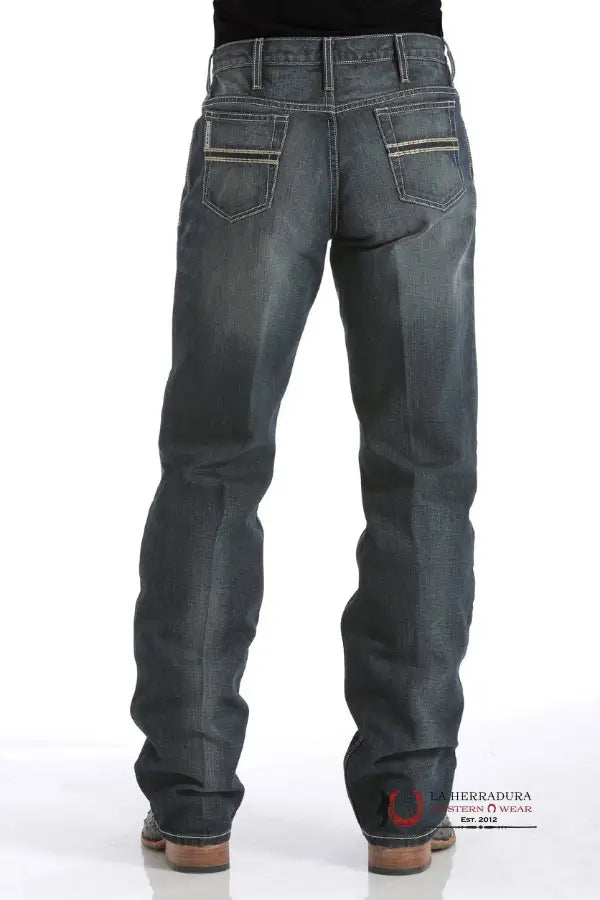 Cinch Jean White Label Relaxed Mid Rise Straight Leg Dark Stone Ropa Hombres