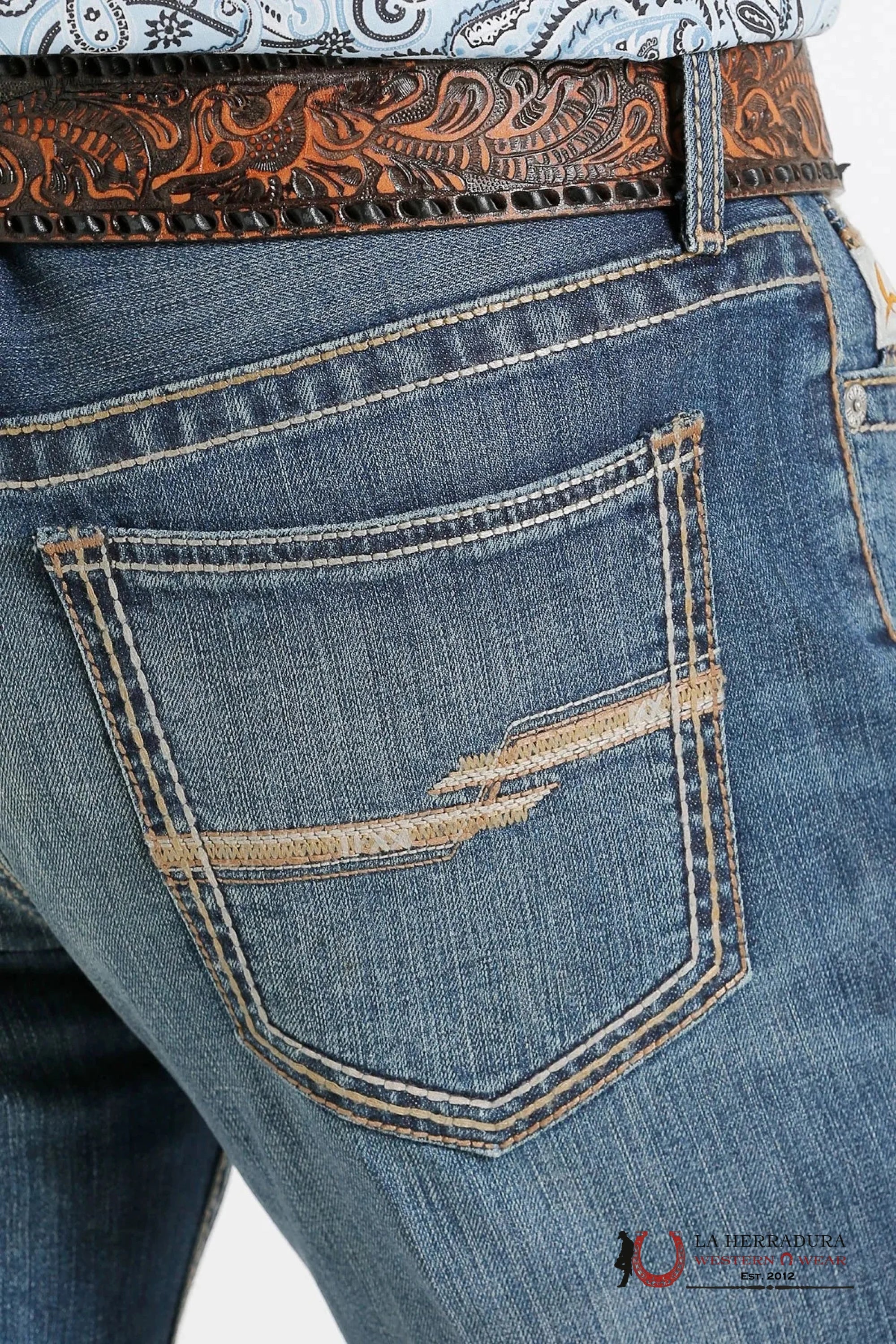 CINCH MEN JEANS IAN MID RISE SLIM BOOT CUT- MB57136001 ROPA HOMBRES