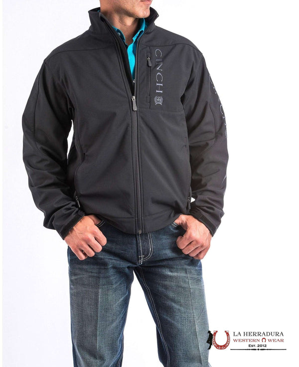 CHAQUETA CORTAVIENTO NEGRA PARA HOMBRE CINCH MWJ1009000