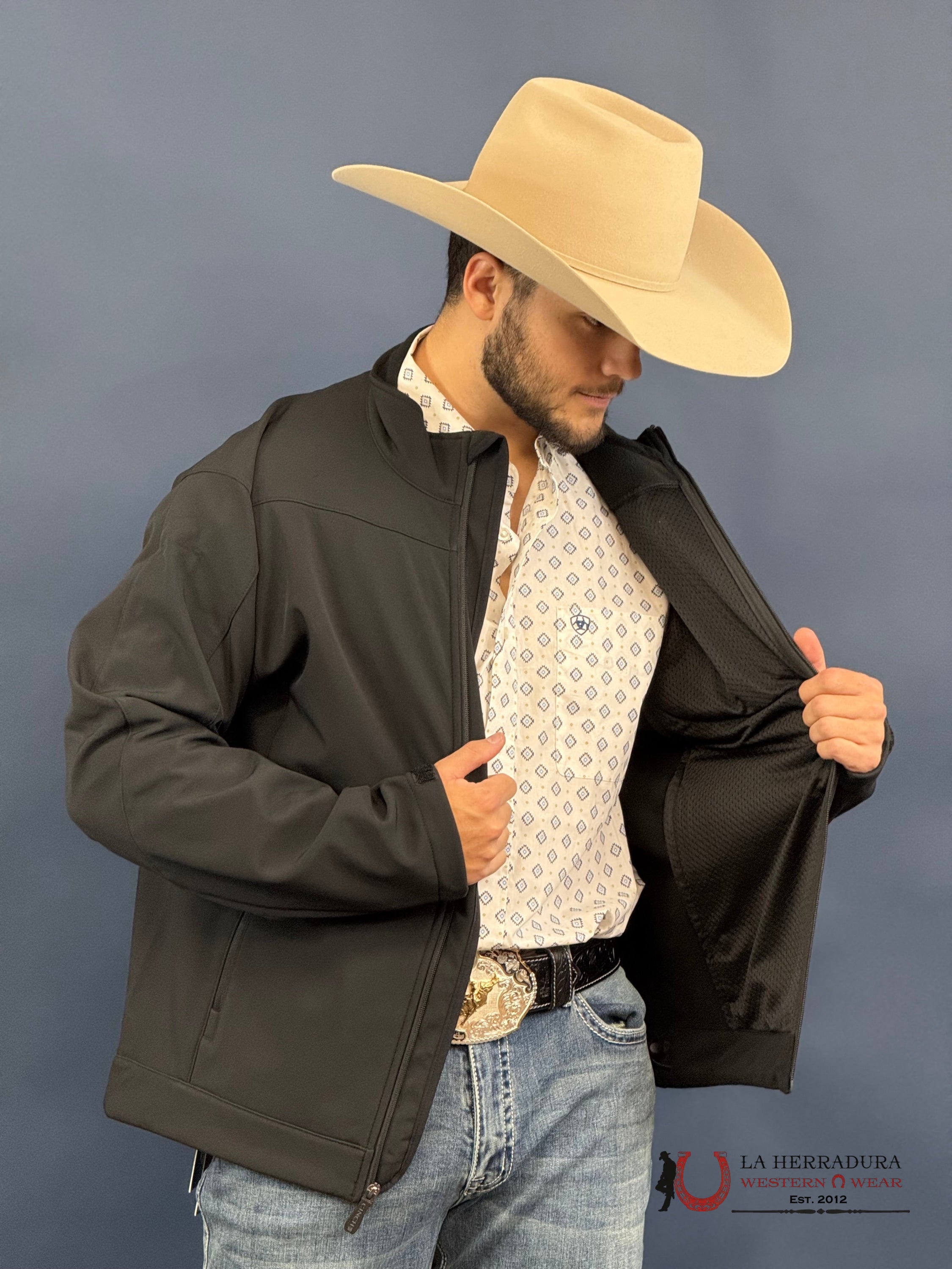 Cinch Mens Bonded Concealed Carry Jacket- Black 3014 Ropa Hombres