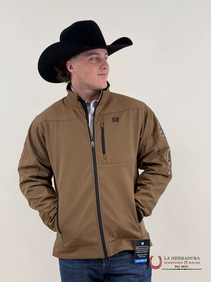 CINCH MENS BONDED JACKET- BROWN MWJ1567012