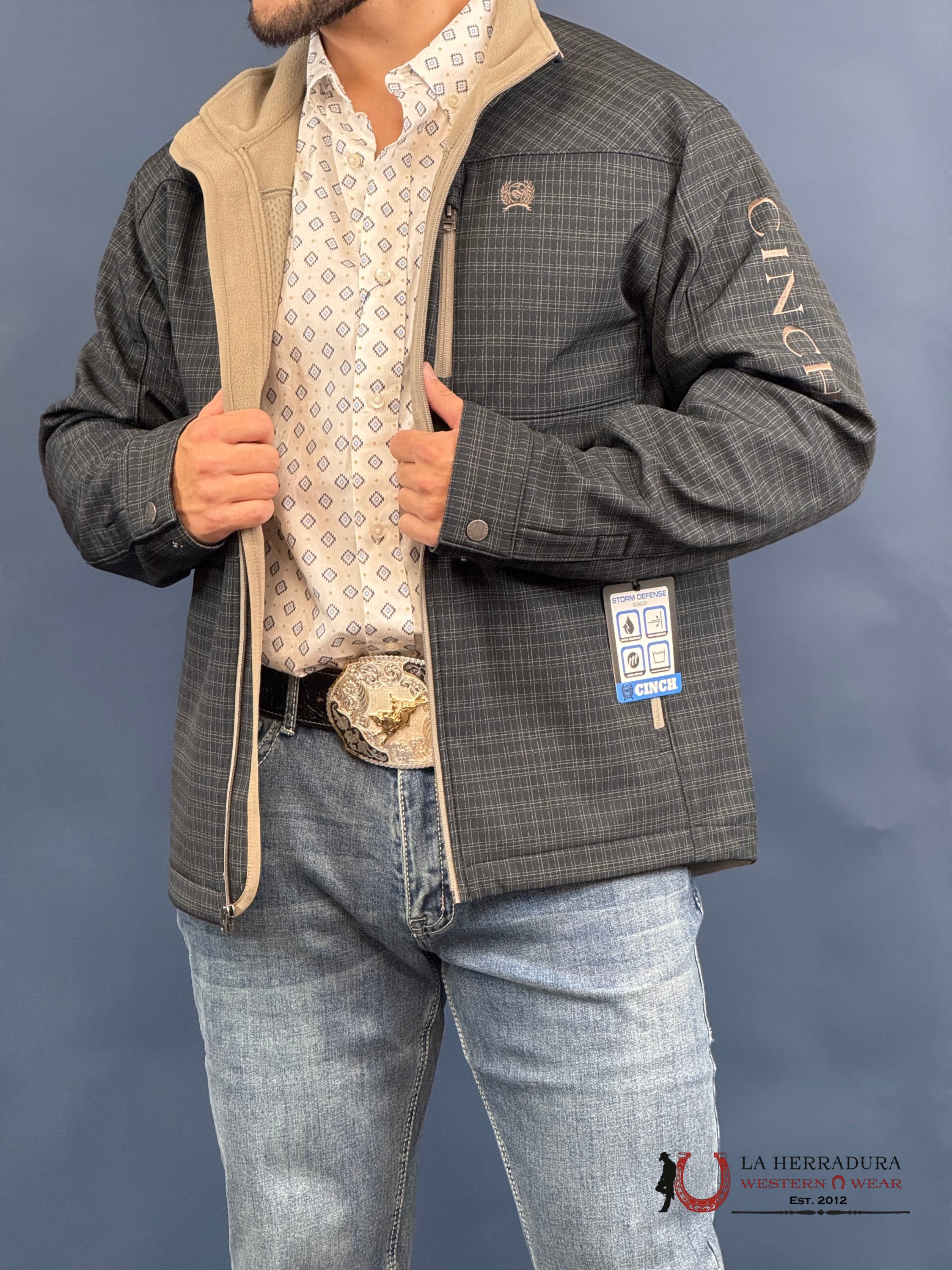 Cinch Mens Bonded Jacket Navy Cotton Interior 3007 Ropa Hombres