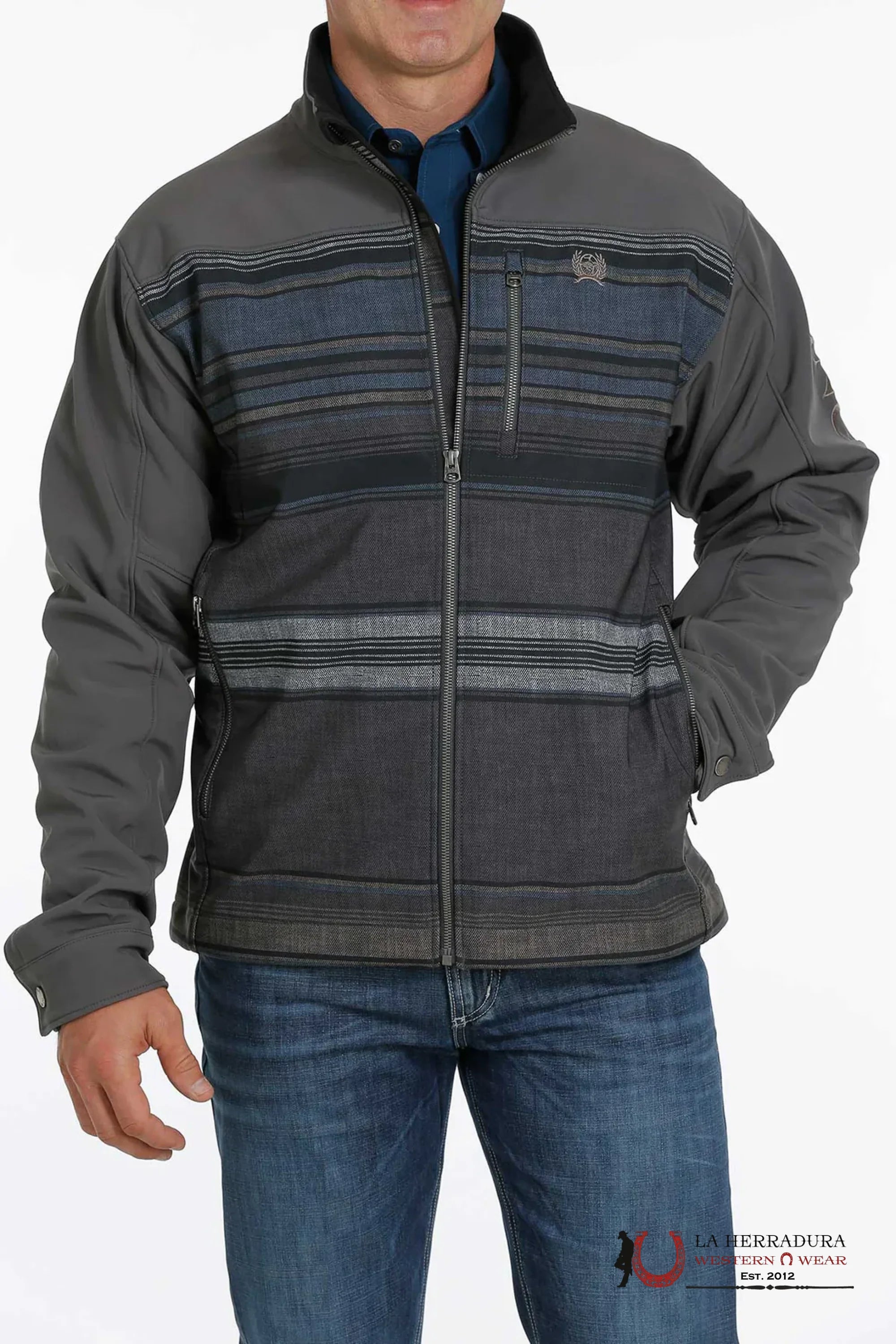 Cinch Men’s Charcoal Bonded Jacket MWJ1518006 ROPA HOMBRES