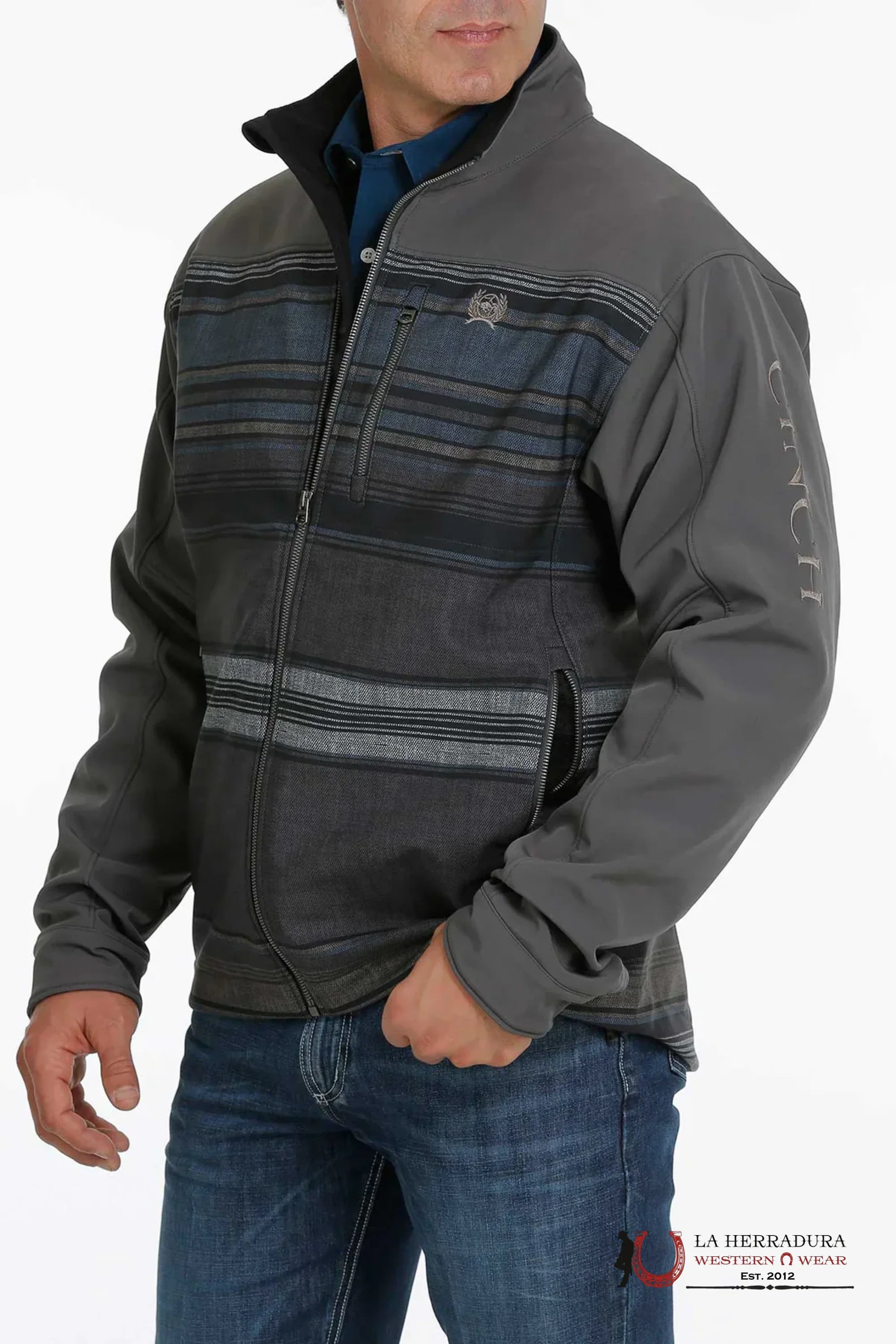 Cinch Men’s Charcoal Bonded Jacket MWJ1518006 ROPA HOMBRES