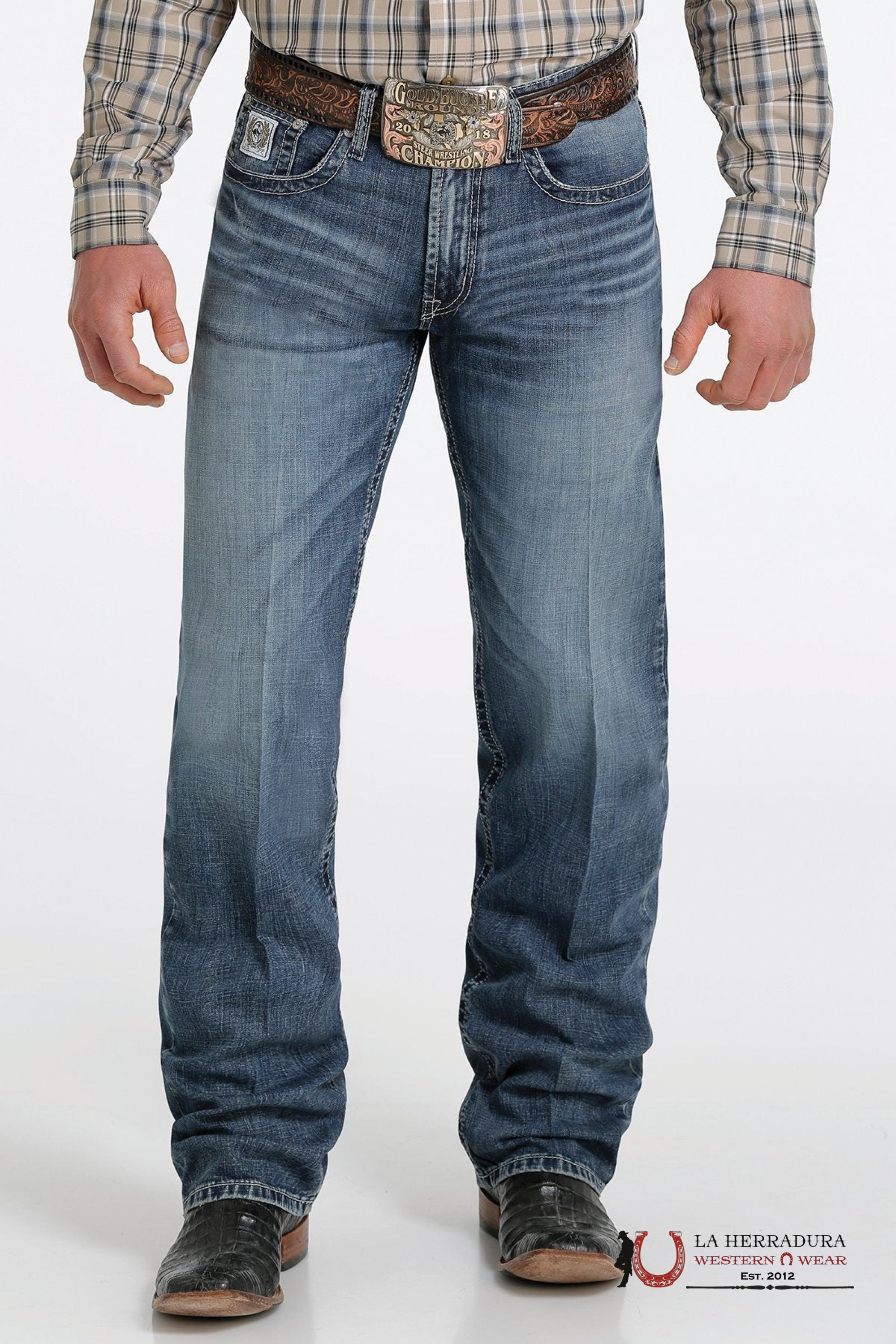 Men’s Relaxed Fit Arenaflex White Label - Medium Stone 4045 Style Ropa Hombres