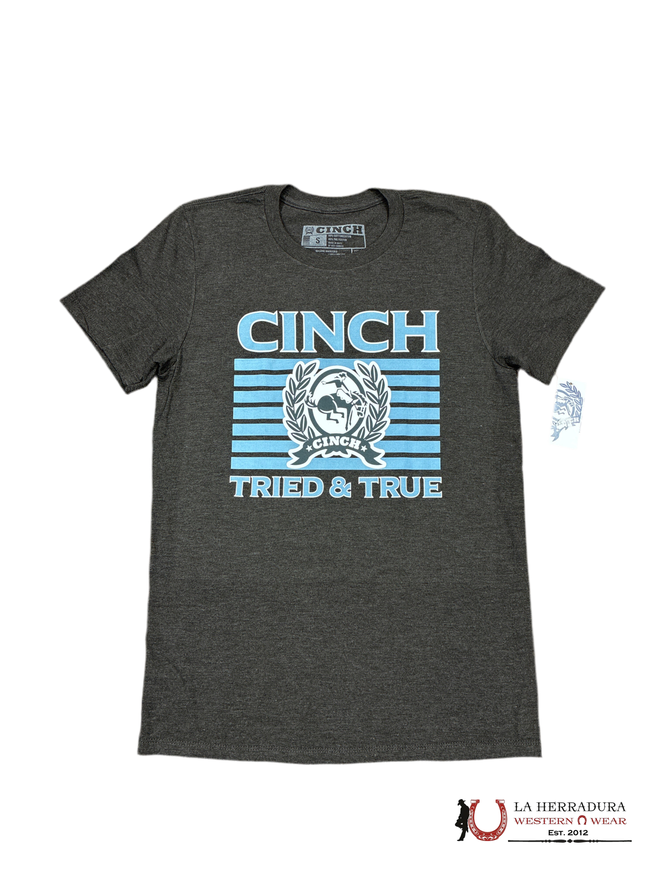 CINCH MENS TSHIRT - BLUE TRIED & TRUE MTT1690683 ROPA HOMBRES