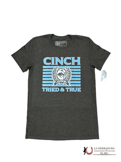 CINCH MENS TSHIRT - BLUE TRIED & TRUE MTT1690663