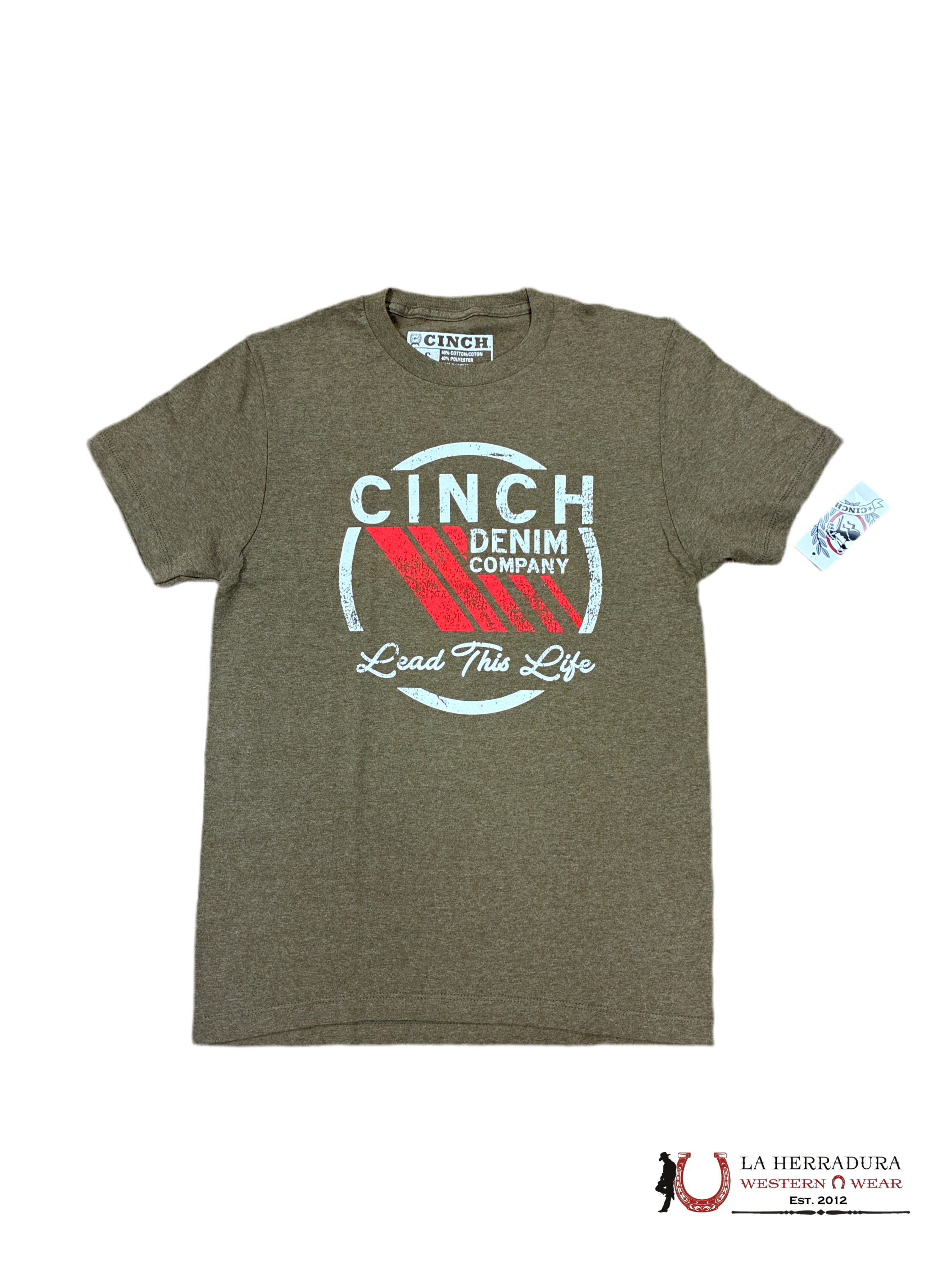 CINCH MENS TSHIRT -BROWN LEAD THIS LIFE MTT1690504 ROPA HOMBRES