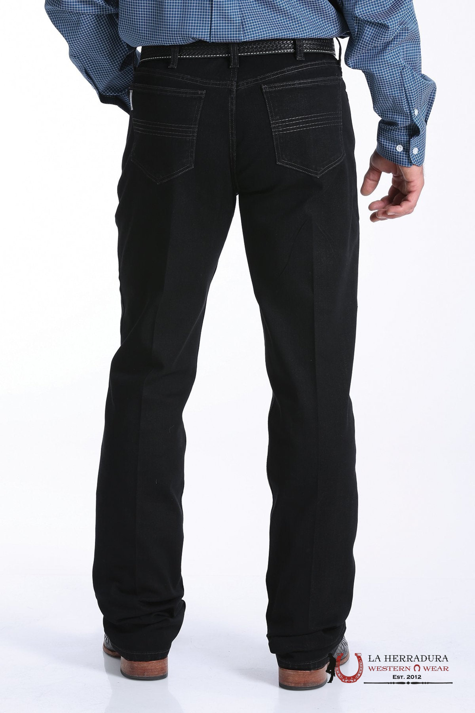 CINCH Silver Label Mid Rise Straight Leg Black MB98034012 ROPA HOMBRES