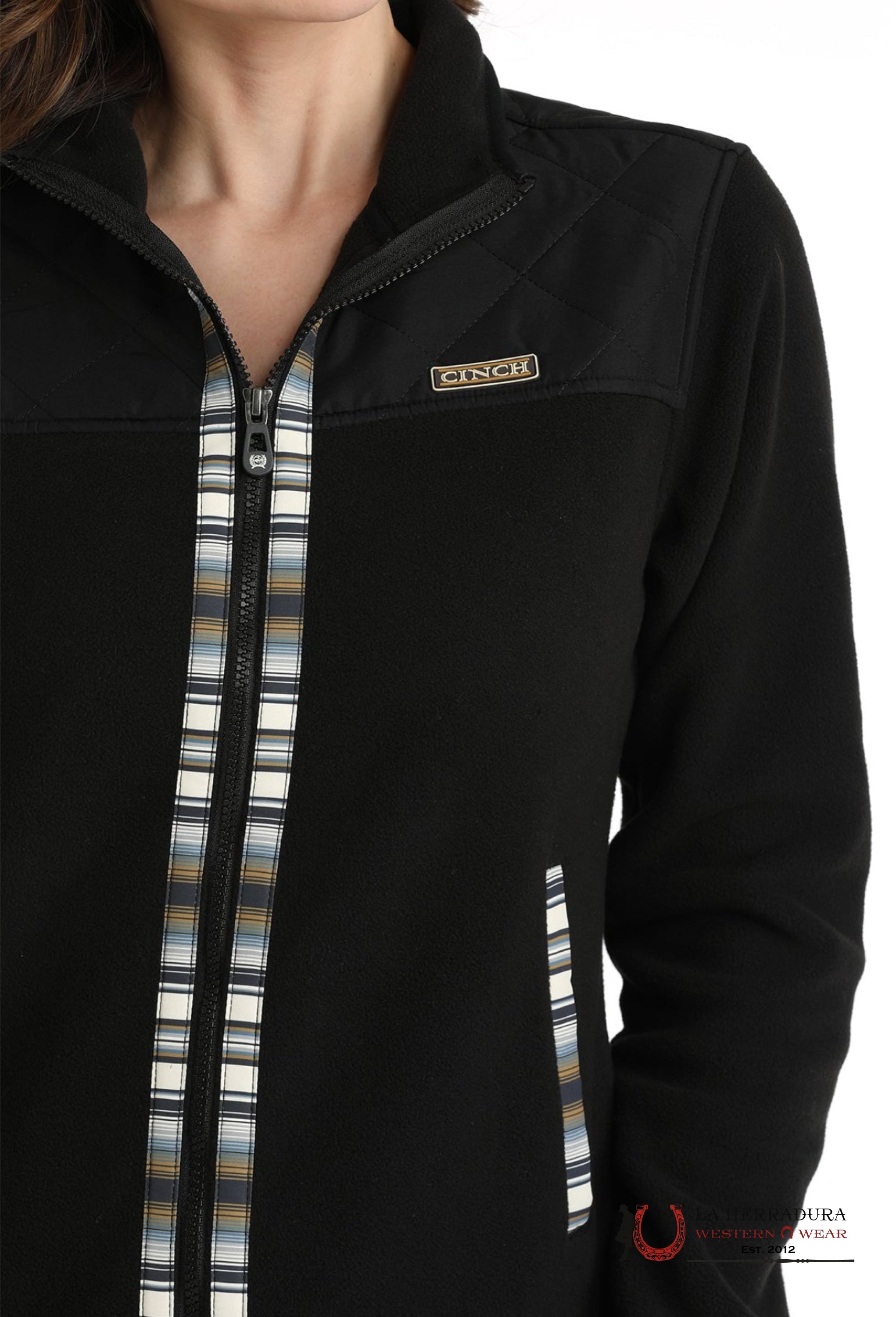 Cinch Womens Fleece Black- Jacket Ropa Mujeres