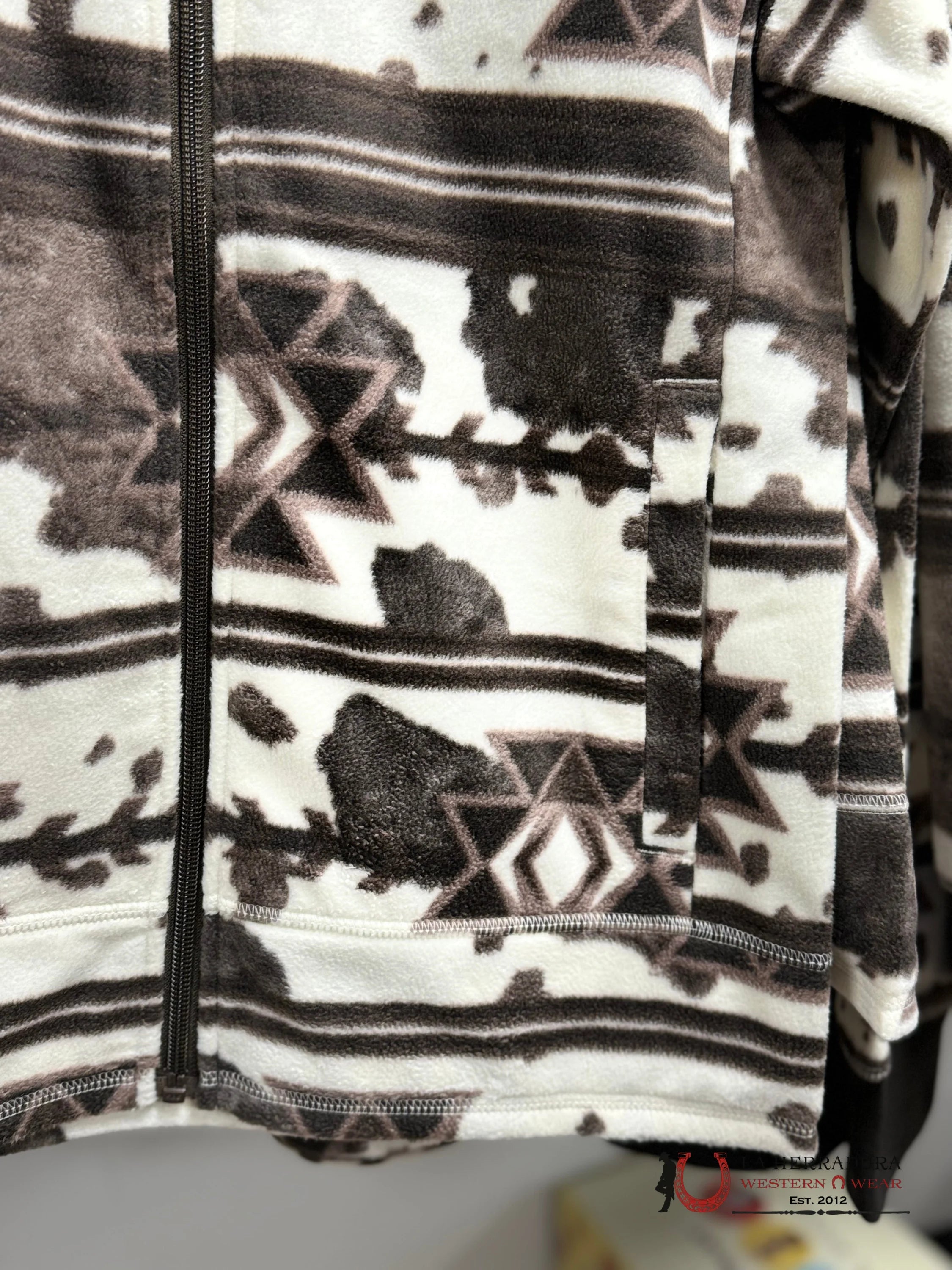 Cinch Womens Pullover Black/White & Aztec Pattern Ropa Mujeres