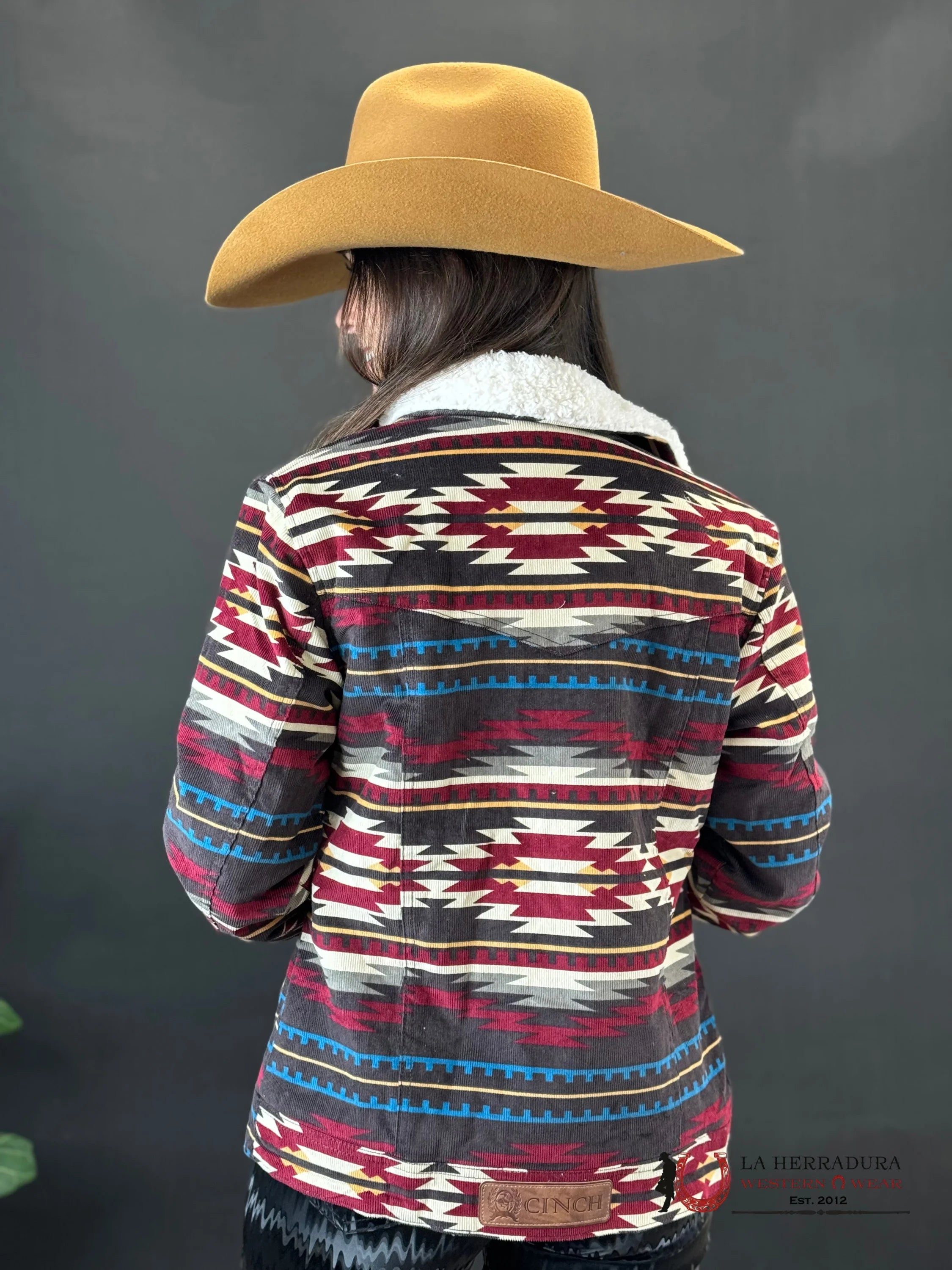 Cinch Womens Multi Color Sherpa Button Up Ropa Mujeres