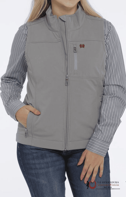 CINCH WOMEN VEST GREY CONCEALED CARRY MAV9882007