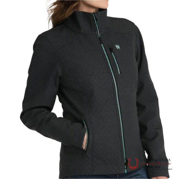 CHAQUETA CINCH BONDED DE MUJER CON BOLSILLO OCULTO NEGRO MAJ9856003