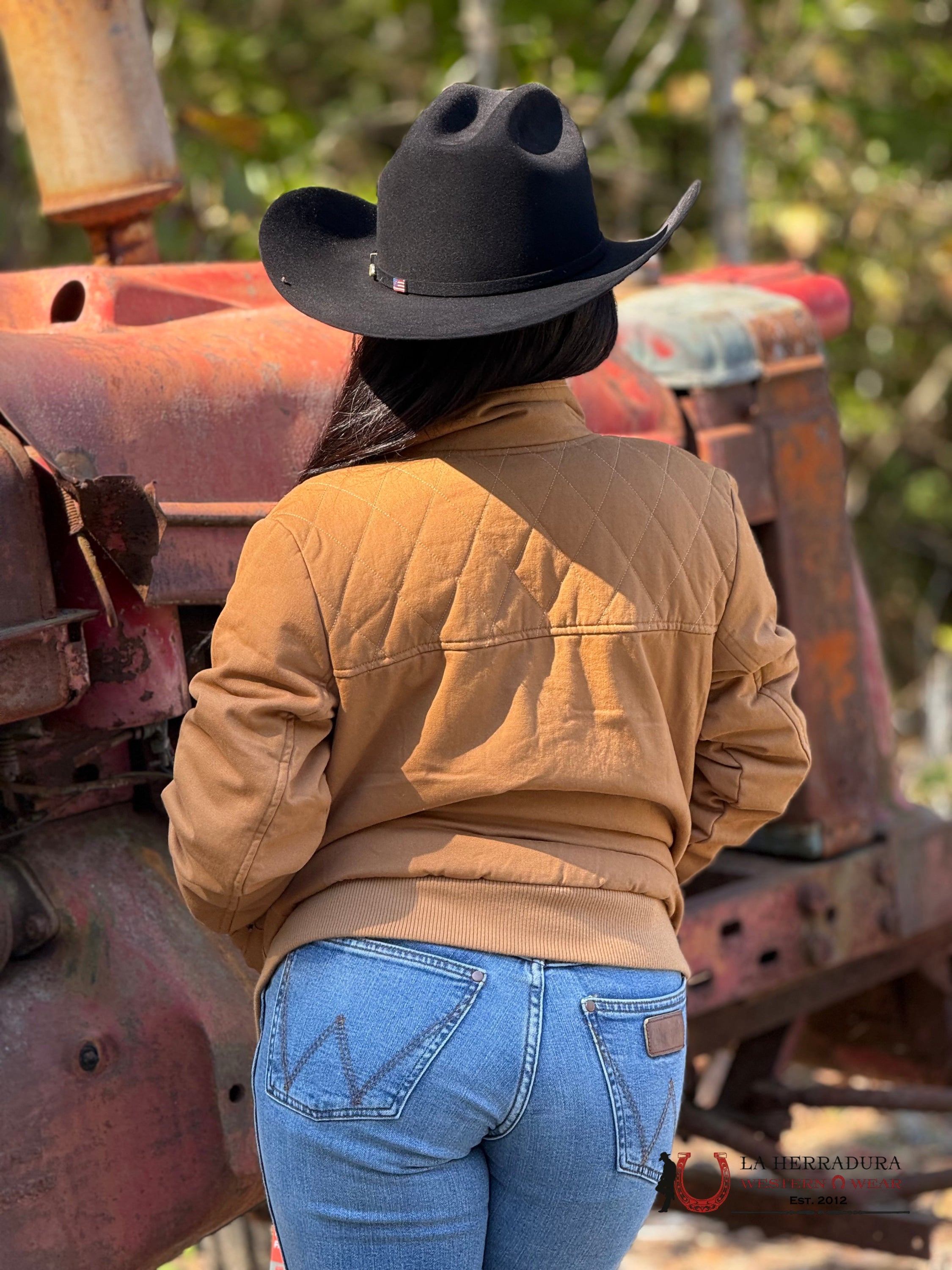 Cinch Womens Tan/Brown Inside Aztec Jacket Ropa Mujeres