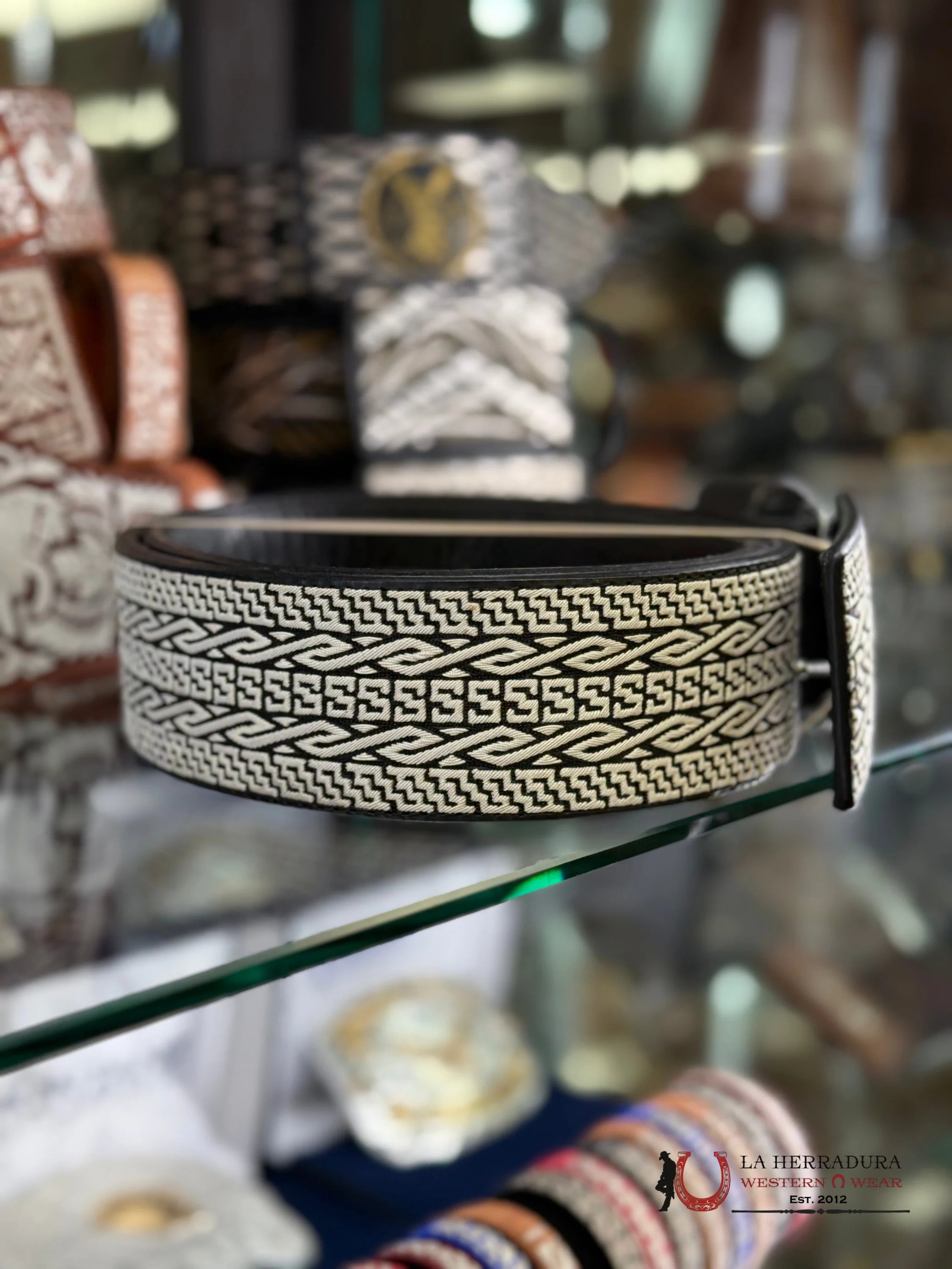 CINTO DE PLATA AZTECA ALL OVER CINTURONES HOMBRES