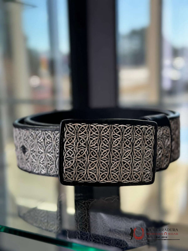 SILVER INTERCEPTION CIRCLE BELT