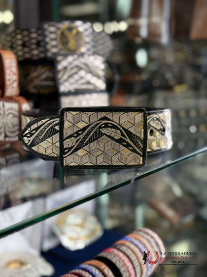 SILVER BELT FLORA WITH RHOMBUSES
