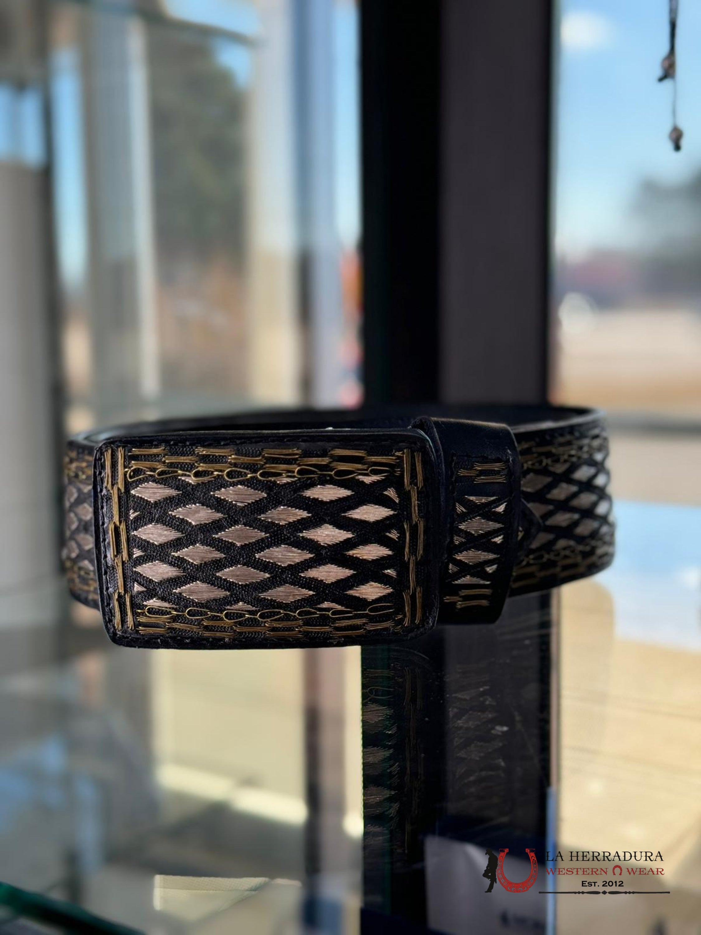 Cinto De Plata Rhombus Eslabon Dorado Cinturones Hombres