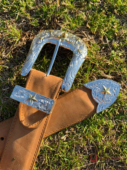 ARANGO BELT MEN CIN.VAQ.RANCHER CRAZY GRASSO TAN