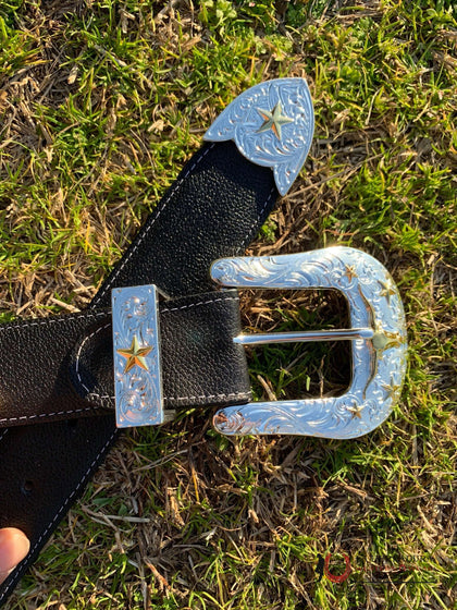 ARANGO BELT MEN CIN.VAQ.RANCH RENEGADO NEGRO