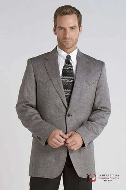BLAZER CIRCLE S ORIGINAL GRIS CON INTERIOR FLORAL GRIS - CC4506