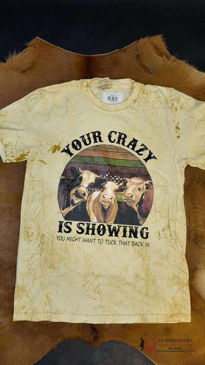 COMFORT COLORS WOMEN T-SHIRT COWS
