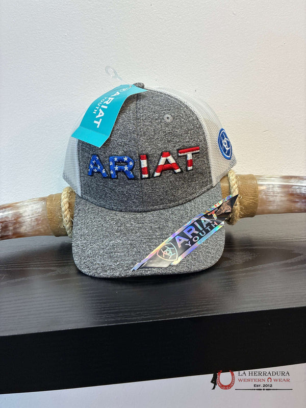 ARIAT GREY AMERICAN COLOR YOUTH