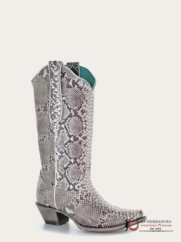 CORRAL LD NATURAL PYTHON POINT TOE-A3798