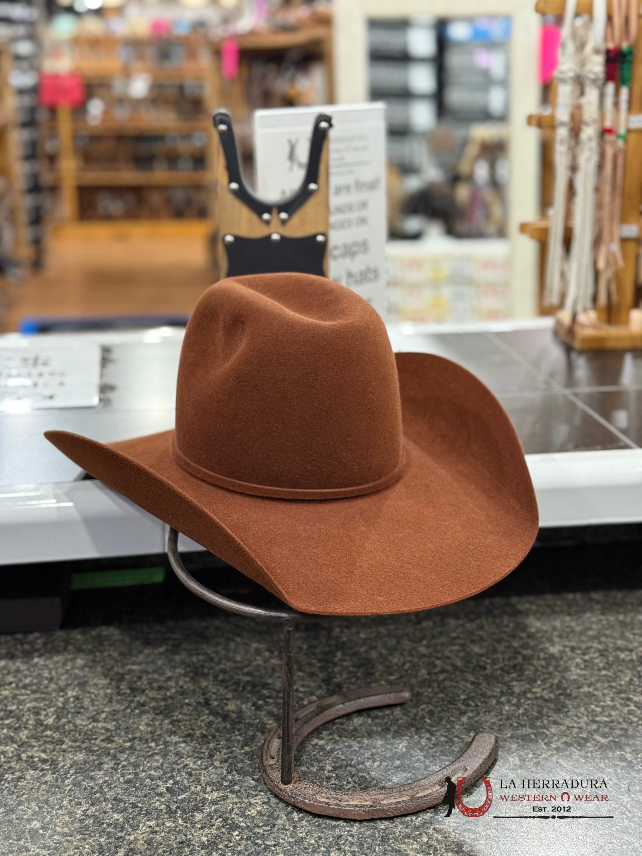 Cowboy Hat Rodeo King 7X Rust Tejana